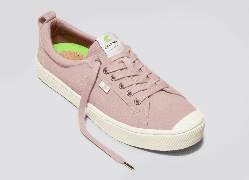 oca low rose red suede sneaker.slideshow3 7a4f5600 100f 4d38 8ed0 0db1abed9501