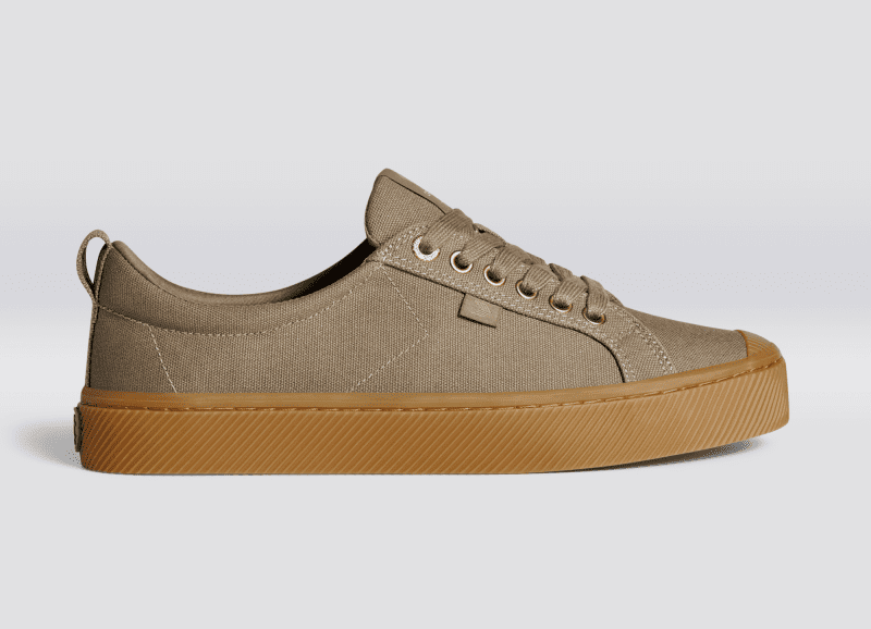 oca low sand gum canvas sneaker.slideshow1