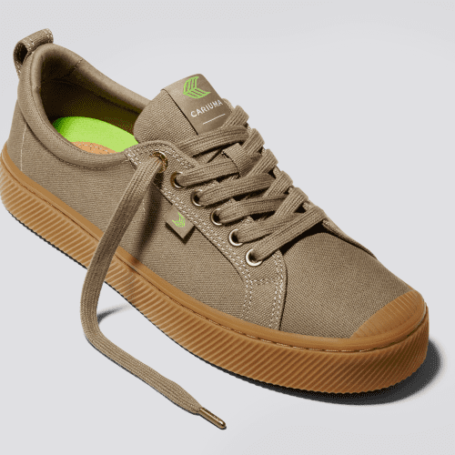 oca low sand gum canvas sneaker.slideshow2