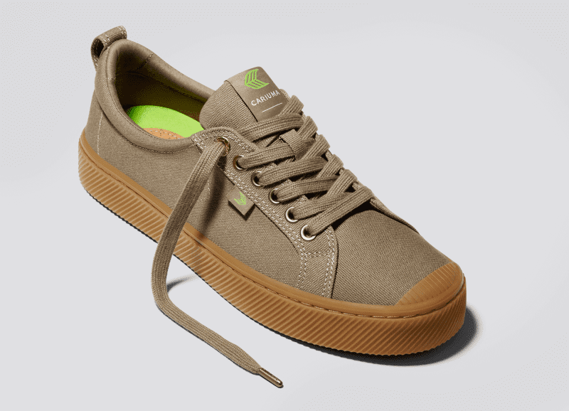 oca low sand gum canvas sneaker.slideshow2