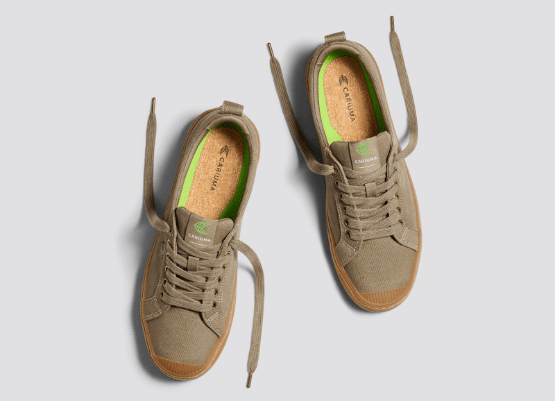 oca low sand gum canvas sneaker.slideshow5