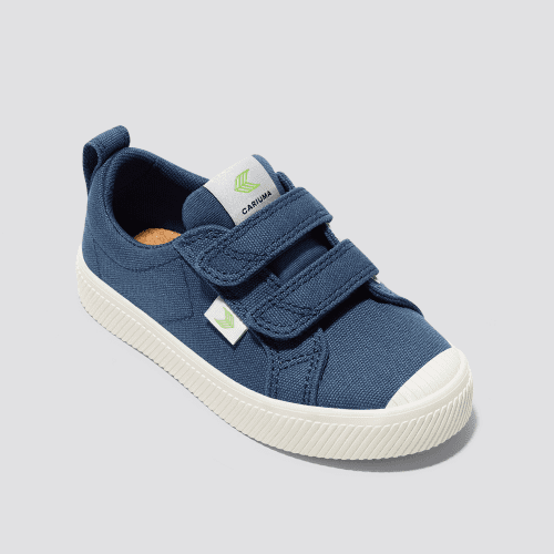 oca low shadow blue canvas sneaker kids.fb feed