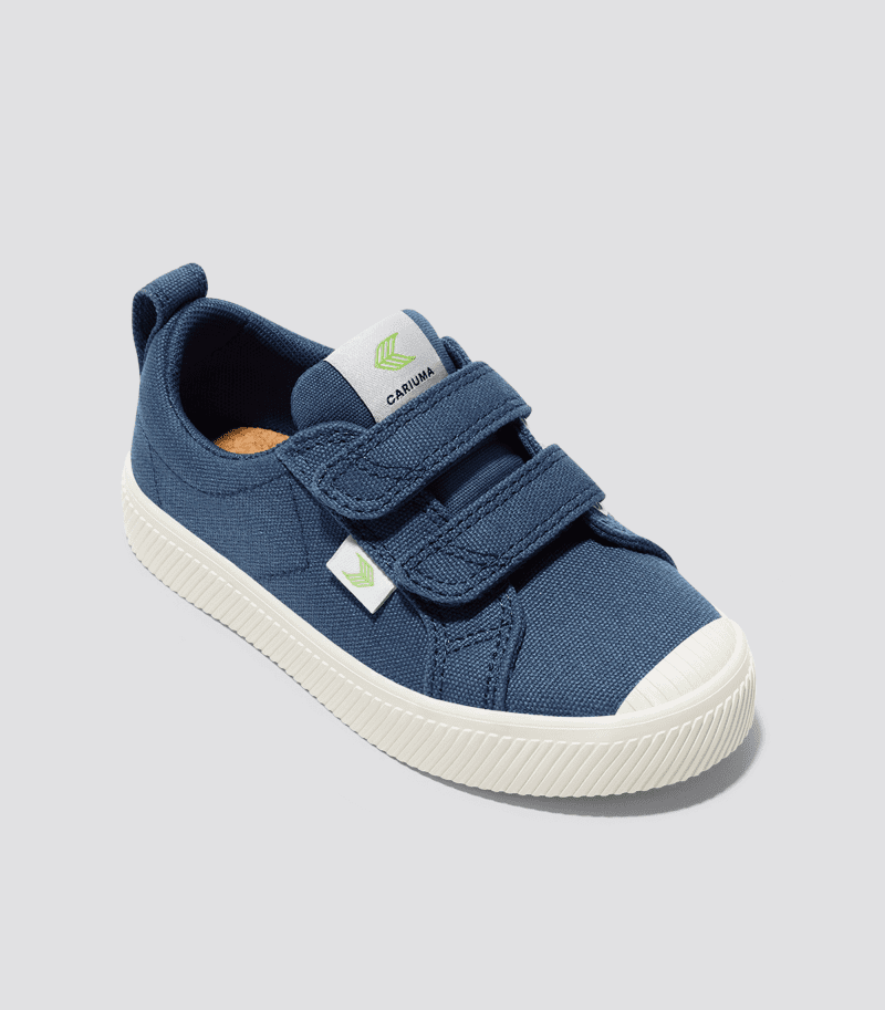 oca low shadow blue canvas sneaker kids.fb feed