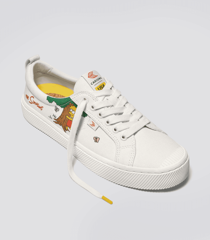 oca low simpsons lisa off white canvas.fb feed