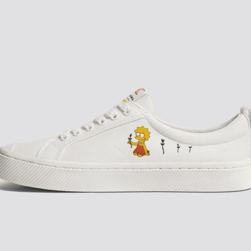 oca low simpsons lisa off white canvas.slideshow2