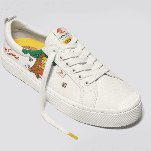 oca low simpsons lisa off white canvas.slideshow3