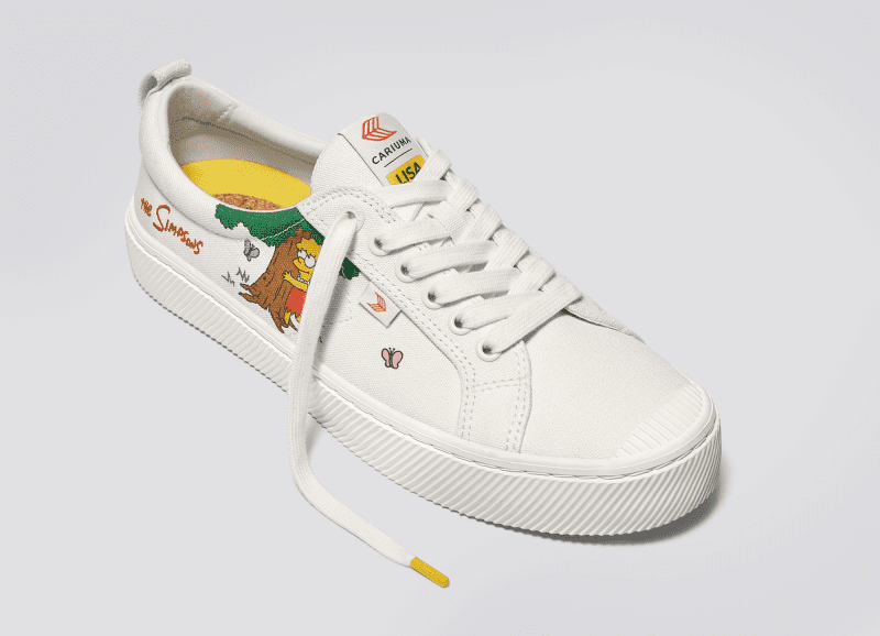 oca low simpsons lisa off white canvas.slideshow3