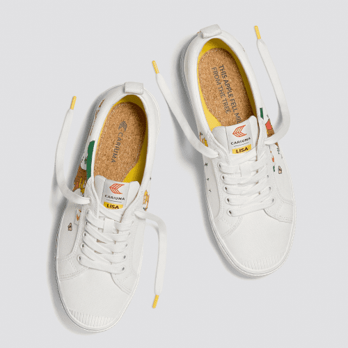 oca low simpsons lisa off white canvas.slideshow6