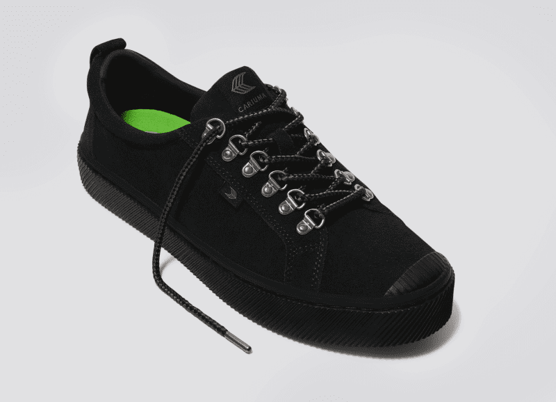 oca low speed hooks all black suede sneaker.slideshow2