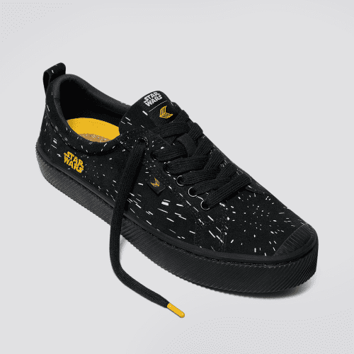 oca low star wars all black suede sneaker.fb feed