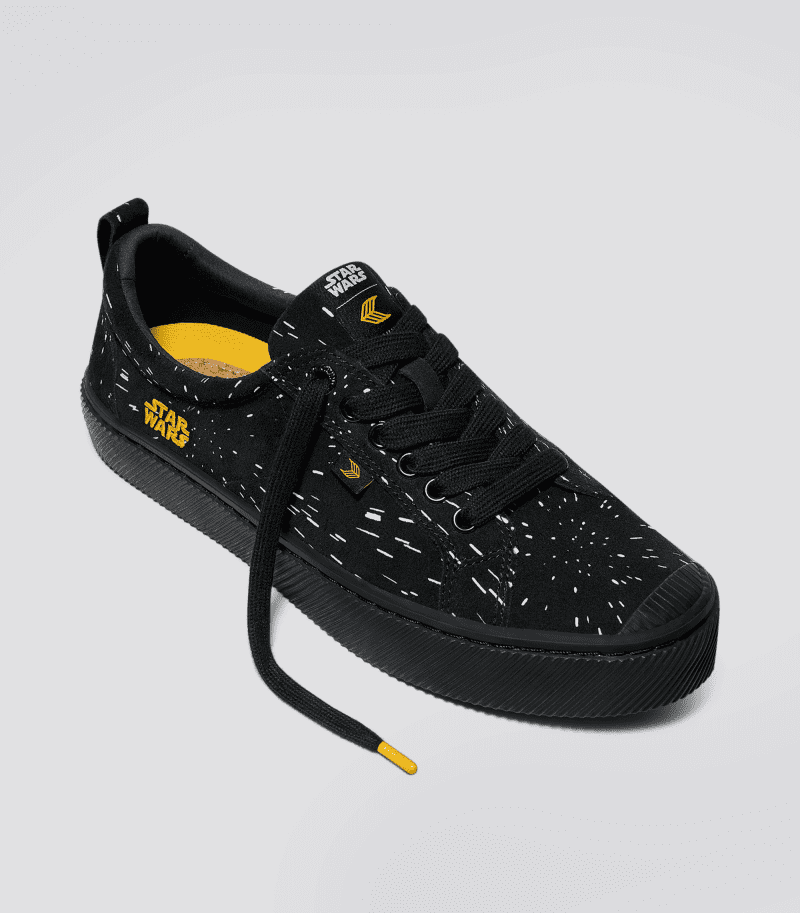 oca low star wars all black suede sneaker.fb feed