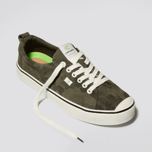 oca low stripe camouflage military suede.fb feed