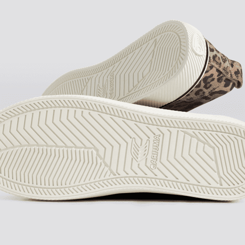 oca low stripe leopard print suede sneaker.slideshow3