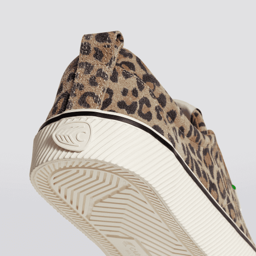 oca low stripe leopard print suede sneaker.slideshow4