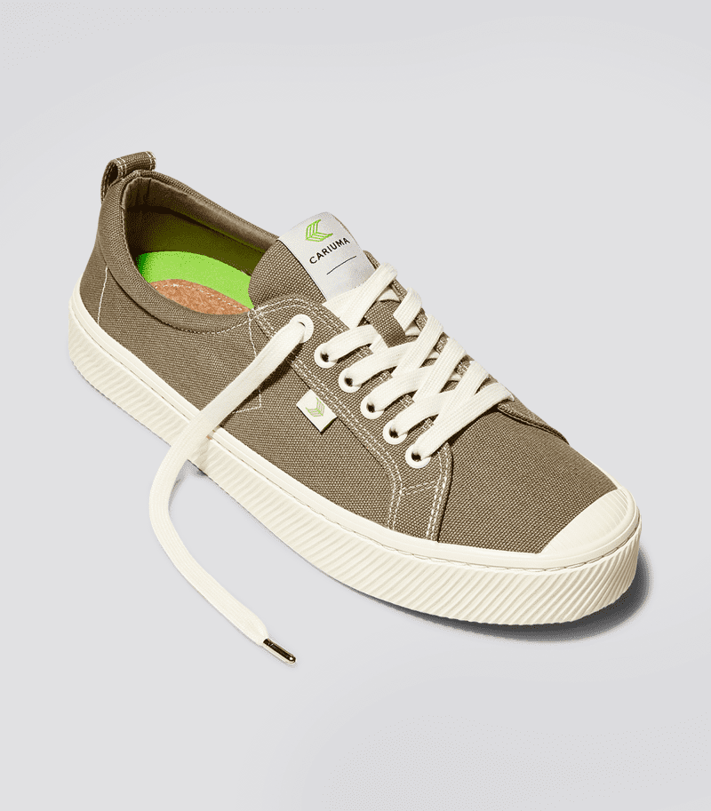 oca low washed burn sand nude contrast thread canvas sneaker.fb feed