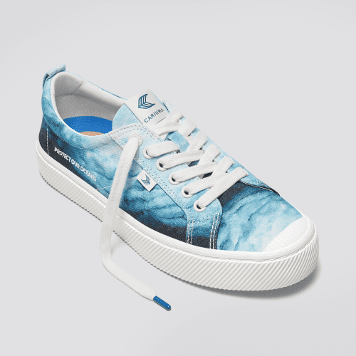 oca low world ocean day canvas sneaker.fb feed