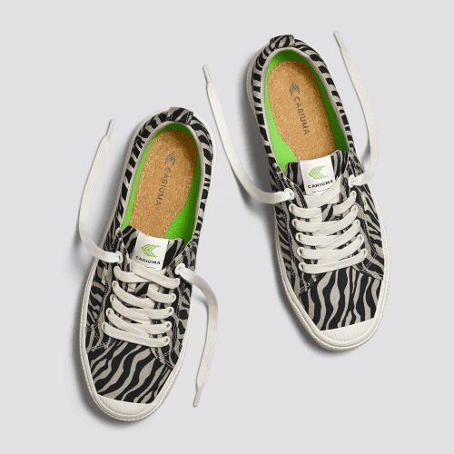 oca low zebra print canvas sneaker.slideshow5 cb34aaf0 cdc0 4fec 8b10 32db50380997