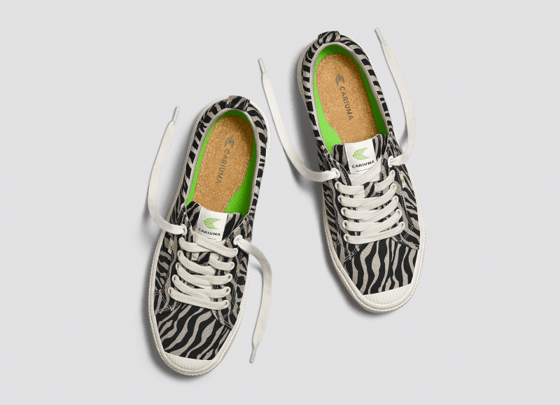 oca low zebra print canvas sneaker.slideshow5 cb34aaf0 cdc0 4fec 8b10 32db50380997