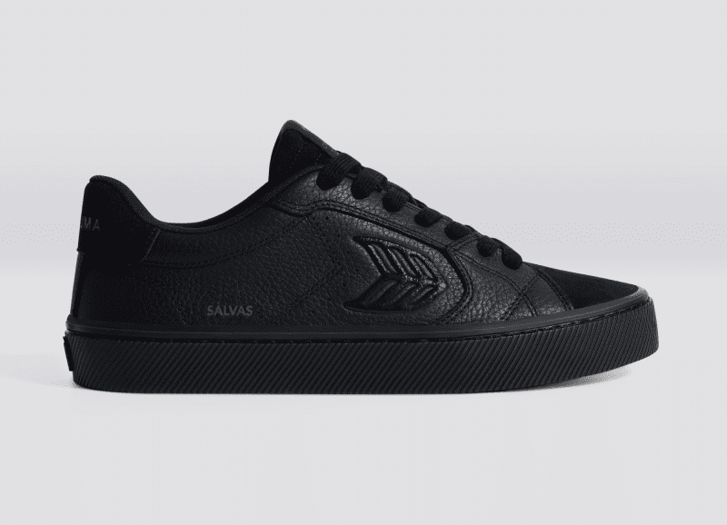 salvas all black premium leather sneaker.slideshow1 e897c302 0514 41b0 b56e 560ebee88030