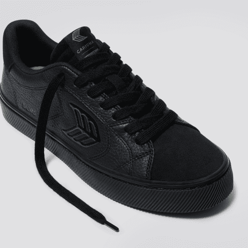 salvas all black premium leather sneaker.slideshow2 fdd863cf e57b 40e7 a9e5 5f0c99509f9b