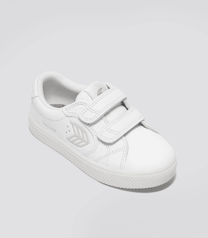 salvas kids white premium leather ice sneaker.fb feed