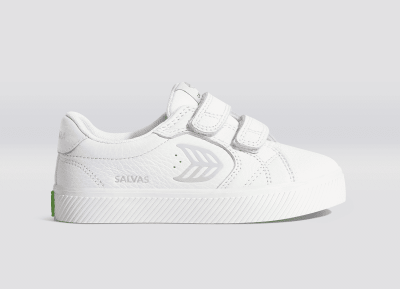 salvas kids white premium leather ice sneaker.slideshow1