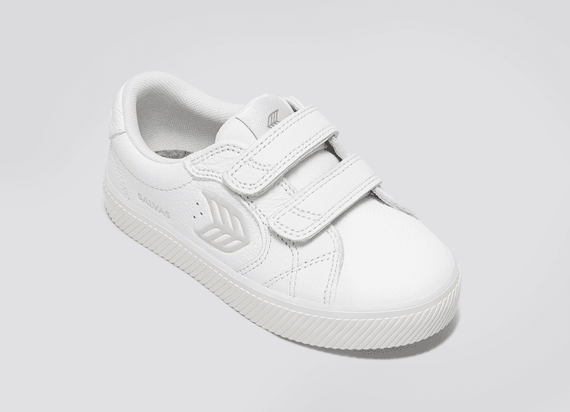 salvas kids white premium leather ice sneaker.slideshow2