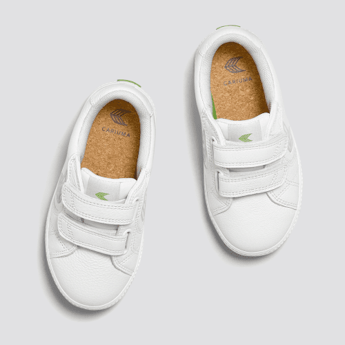 salvas kids white premium leather ice sneaker.slideshow4