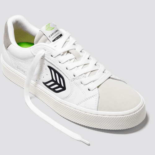 salvas white premium leather black sneaker.slideshow2 0d85e865 9902 402d 815c a6872717c949