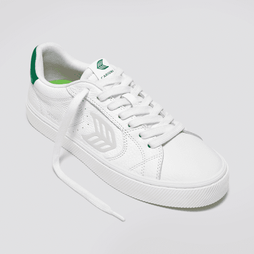 salvas white premium leather green and ice.fb feed