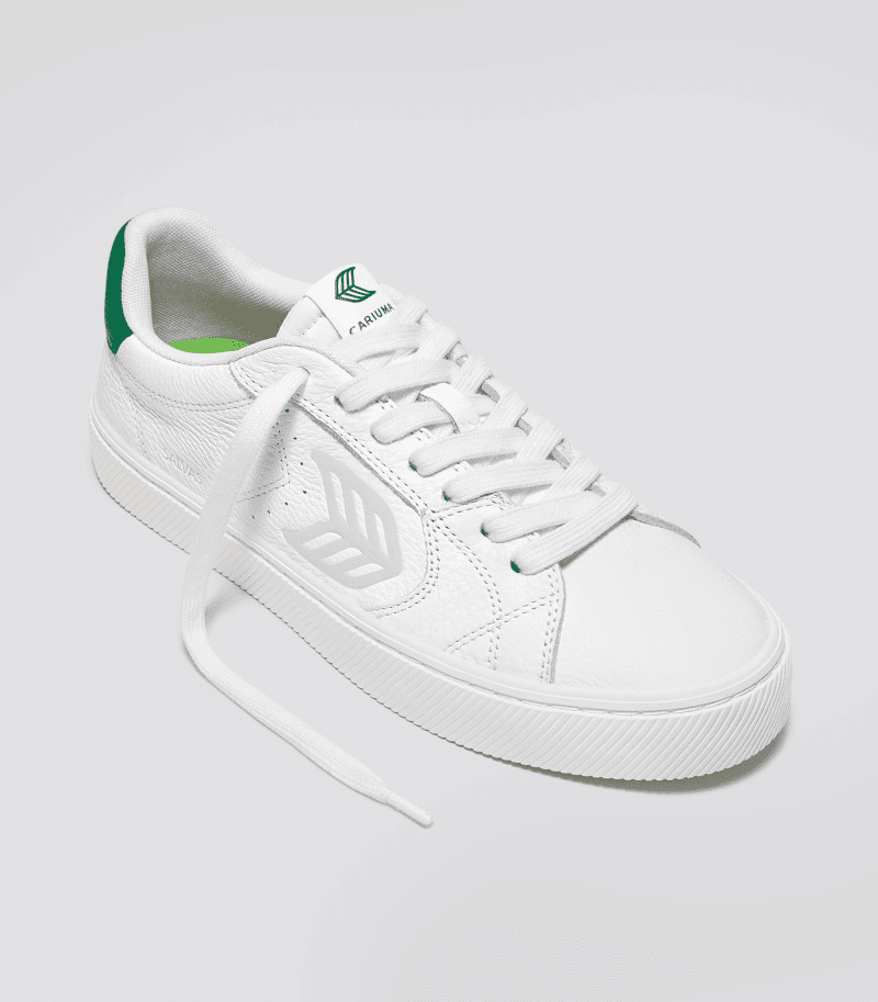 salvas white premium leather green and ice.fb feed