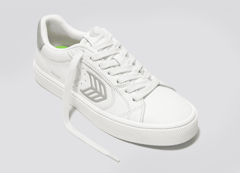 salvas white premium leather grey sneaker.slideshow2 f6c29eba ef14 47a8 80a3 a72a41e6a0c2