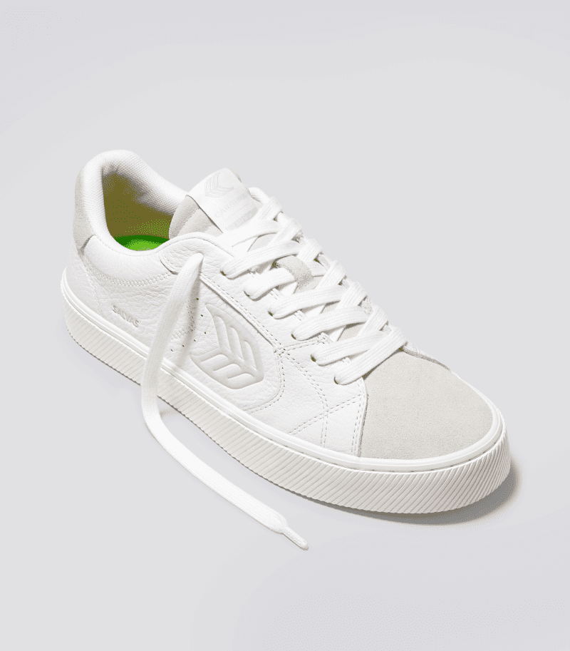 salvas white premium leather ice sneaker.fb feed