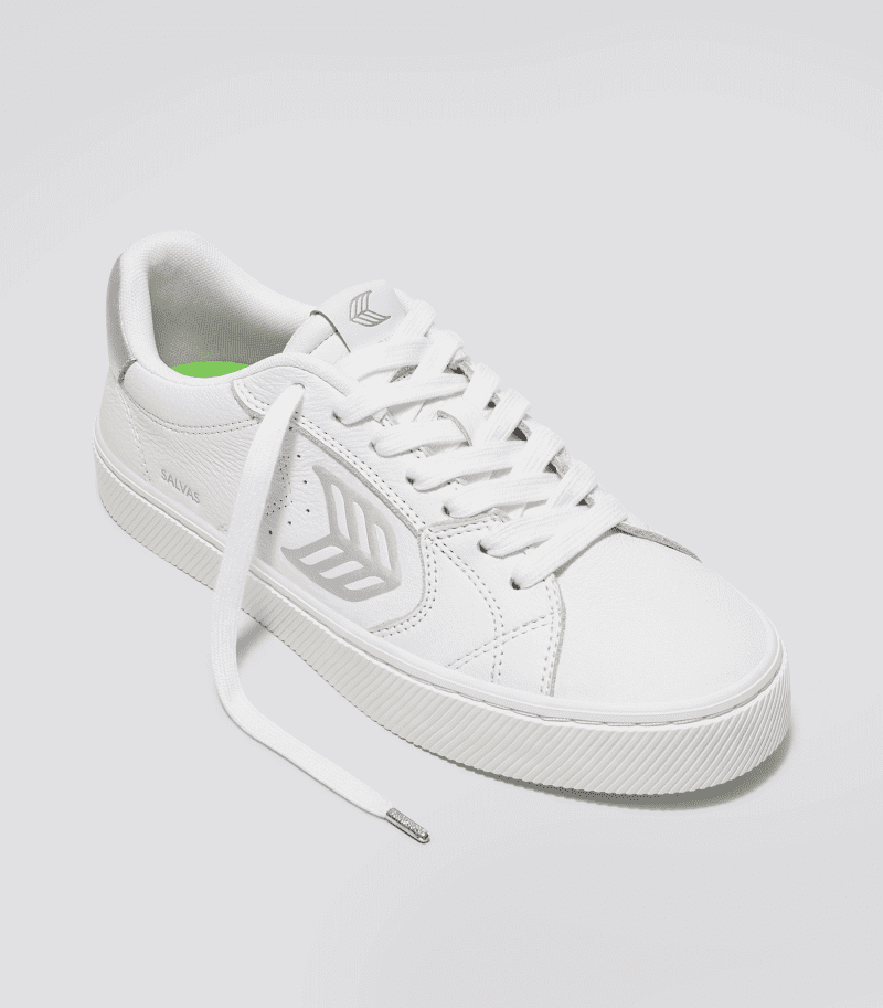 salvas white premium leather metallic silver.fb feed b6e760ef e5fd 4e84 b2e6 ddca87129cec