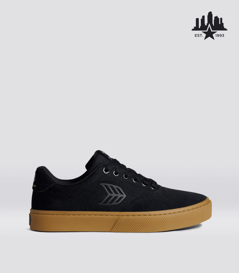 skatepark of tampa naioca pro all black gum suede sneaker.side view 4ac92a0c 7481 4a5d 8bf4 b606c2c1034b