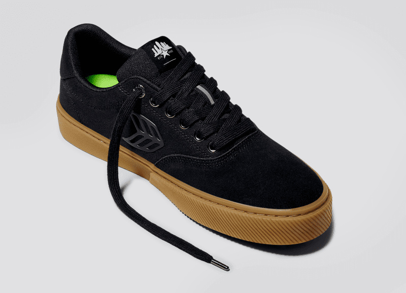 skatepark of tampa naioca pro all black gum suede sneaker.slideshow3