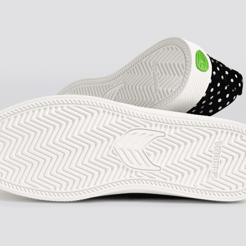 slip on black polka dots canvas sneaker.slideshow2