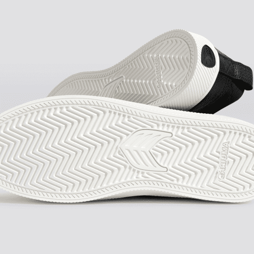 slip on black quilt recycled sneaker.slideshow3