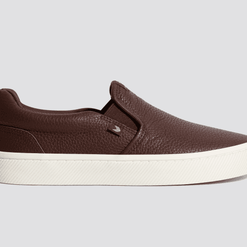 slip on brown premium leather sneaker.slideshow1