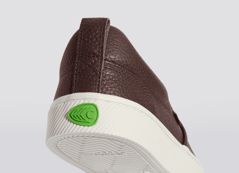 slip on brown premium leather sneaker.slideshow4