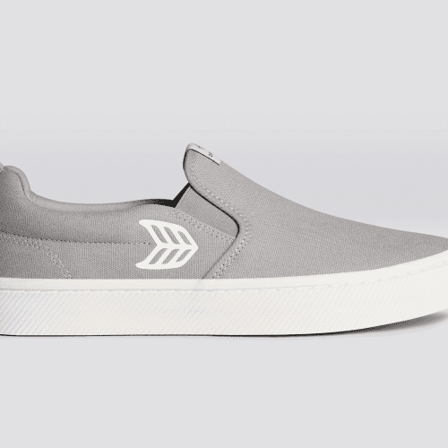 slip on grey canvas sneaker.slideshow1