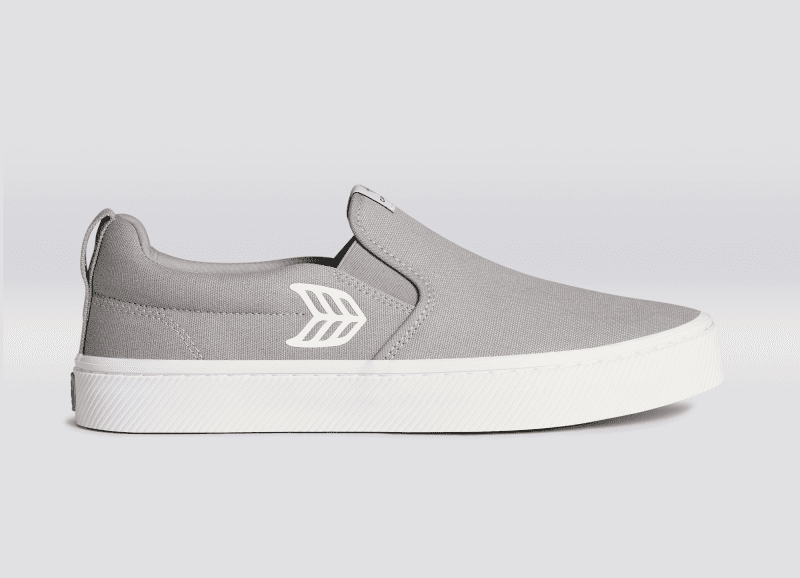 slip on grey canvas sneaker.slideshow1