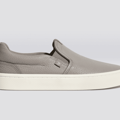 slip on grey premium leather sneaker.slideshow1