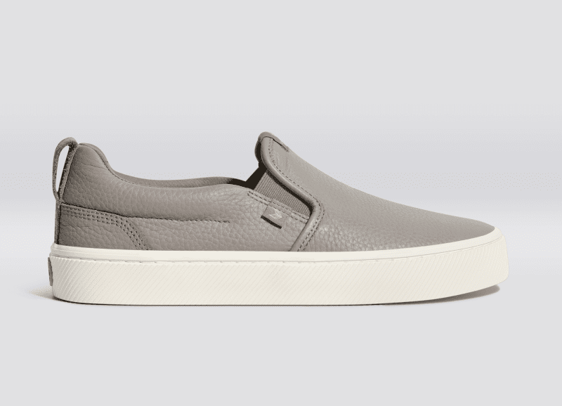 slip on grey premium leather sneaker.slideshow1