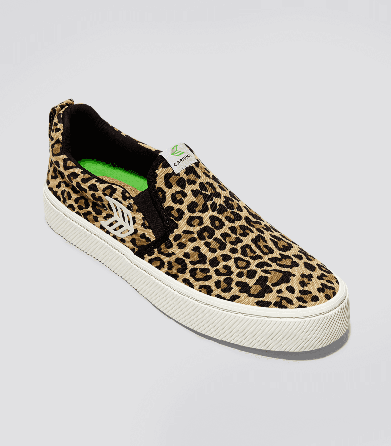 slip on leopard canvas sneaker.fb feed