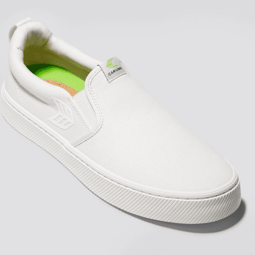 slip on off white canvas sneaker.slideshow3