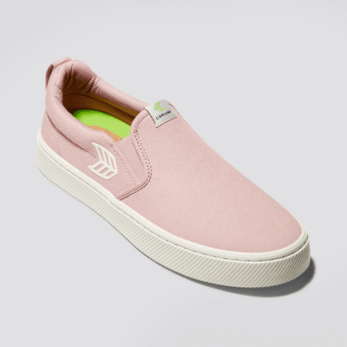 slip on rose canvas sneaker.fb feed