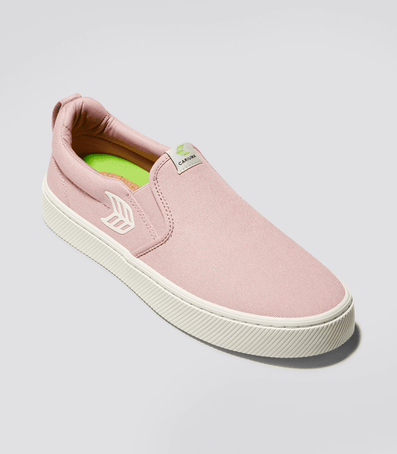 slip on rose canvas sneaker.fb feed