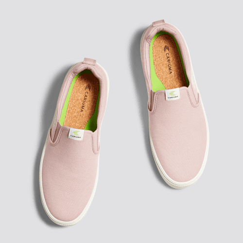 slip on rose canvas sneaker.slideshow5