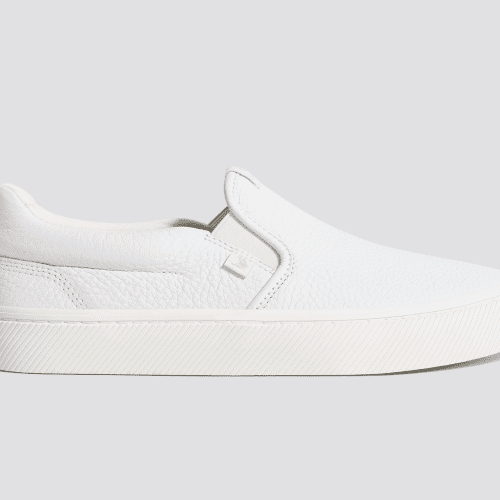 slip on white premium leather sneaker.slideshow1